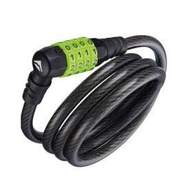 Велосипедный замок Merida 4 Digits Combination Cable Lock GHL-123, тросовый, кодовый, 1200 х 10мм, 2134002015, изображение  - НаВелосипеде.рф