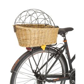 Велокорзина M-WAVE, задняя, на багажник, сталь/дерево, плетеная, 5-431605, изображение  - НаВелосипеде.рф