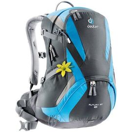 Велосипедный рюкзак Deuter Futura SL 20, 48х30х19, 20 л, для женщин, черный/синий, 34194_4319, изображение  - НаВелосипеде.рф