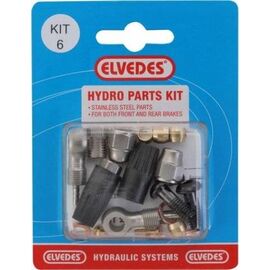 Велосипедный набор для гидролинии ELVEDES (M8X1 + Banjo) Kit 6, для переднего и заднего тормозов , для Formula, 2016009, изображение  - НаВелосипеде.рф