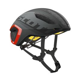 Велошлем SCOTT Cadence PLUS, dark grey/red (серый/красный), 250026-4244, Вариант УТ-00141522: Размер: S (51-55 см), изображение  - НаВелосипеде.рф