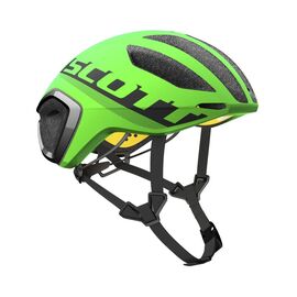 Велошлем SCOTT Cadence PLUS, green flash/black (флеш/черный), 250026-3190, Вариант УТ-00141521: Размер: S (51-55 см), изображение  - НаВелосипеде.рф