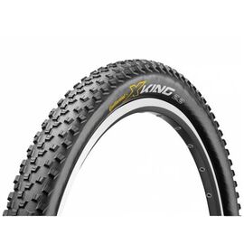 Покрышка велосипедная Continental X-King 2.4, 26"x2.4", складная, 3/180TPI, RaceSport, BlackChili, черная, 100527, изображение  - НаВелосипеде.рф