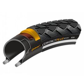 Покрышка велосипедная Continental CONTACT Plus, 24"x1.75", 47-507, Reflex, 180TPI, SafetyPlusBreaker, E50, 101001, изображение  - НаВелосипеде.рф