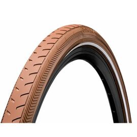 Покрышка велосипедная Continental ClassicRIDE, 28"x1.6", отражающая полоса, коричневная, 101093, изображение  - НаВелосипеде.рф