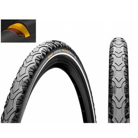 Покрышка велосипедная Continental CONTACT Plus Travel 26"х1.75", Reflex, 3/180TPI, SafetyPlusBreaker, черная, 101346, изображение  - НаВелосипеде.рф