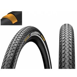 Покрышка велосипедная Continental RIDE Cruiser 26"x2,0", 50-559, Reflex, 3/180TPI, Extra Puncture Belt, черная, 101523, изображение  - НаВелосипеде.рф