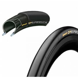 Покрышка велосипедная Continental Grand Prix Supersonic, 700X20C, 20-622, черная, складная, Skinwall, 118345, изображение  - НаВелосипеде.рф