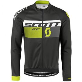 Велоджерси Scott RC AS WP black/sulphur yellow, длинный рукав, 244518-5024, Вариант УТ-00142985: Размер: M, изображение  - НаВелосипеде.рф