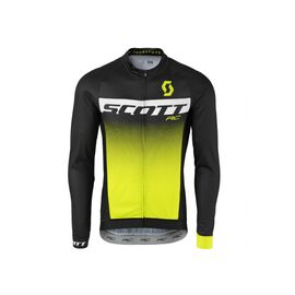 Велоджерси Scott RC Pro black/sulphur yellow, длинный рукав, 250249-5024, Вариант УТ-00143031: Размер: S, изображение  - НаВелосипеде.рф