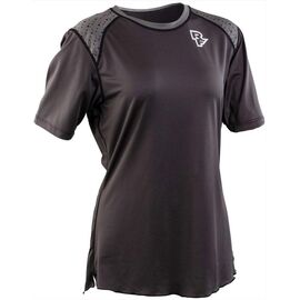 Велоджерси женская Race Face Indiana Womens SS Jersey Black 2019, JA986002, Вариант УТ-00140885: Размер: M, изображение  - НаВелосипеде.рф