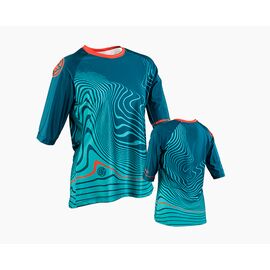 Велоджерси женская Race Face Khyber Womens 3/4 Jersey Dark Spruce 2019, MA911191, Вариант УТ-00140894: Размер: M, изображение  - НаВелосипеде.рф