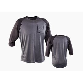 Велоджерси Race Face Stage 3/4 Jersey Charcoal 2019, MA941013, Вариант УТ-00140864: Размер: L, изображение  - НаВелосипеде.рф