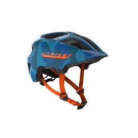 Шлем велосипедный SCOTT Spunto Junior blue/orange onesize, 50-56 см, 2019, 270112-1454, изображение  - НаВелосипеде.рф