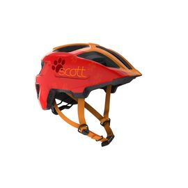 Шлем велосипедный SCOTT Spunto Kid red/orange onesize, 50-56 см, 2019, 270115-1045, изображение  - НаВелосипеде.рф
