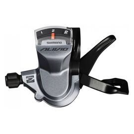 Шифтер SHIMANO ALIVIO SL-M4000, левый, 3-передачи, без упаковки, ASMLM4000LB, изображение  - НаВелосипеде.рф