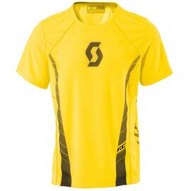 Футболка SCOTT RC RUN, короткий рукав, желтый, XXL, 242622-2655, изображение  - НаВелосипеде.рф
