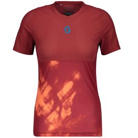 Футболка велосипедная женская SCOTT Kinabalu Run, короткий рукав, merlot red/camellia pink, 270183-6179, Вариант УТ-00142410: Размер: M, изображение  - НаВелосипеде.рф
