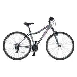 Женский велосипед AUTHOR Horizon ASL 2019, Вариант УТ-00156203: Рама: 15" (Рост: 145-158 см), Цвет: серый/розовый, изображение  - НаВелосипеде.рф