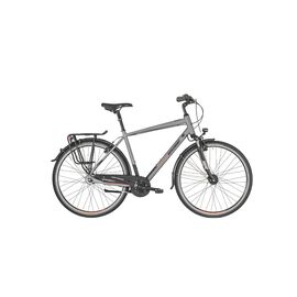 Городской велосипед Bergamont Horizon N7 FH Gent, 28", 2019, Вариант УТ-00157163: Рама: 48 (Рост: 157-167 см), Цвет: серебристый/черный, матовый, изображение  - НаВелосипеде.рф