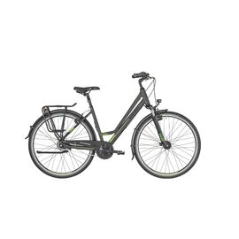 Женский велосипед Bergamont Horizon N8 CB, 28",  2019, Вариант УТ-00157316: Рама: 44 (Рост: 155-165 см), Цвет: темно-серый/черный/зеленый, матовый, изображение  - НаВелосипеде.рф