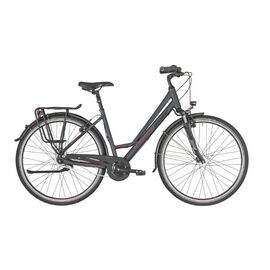 Женский велосипед Bergamont Horizon N7 CB, 28", 2019, Вариант УТ-00157157: Рама: 44 (Рост: 157-167 см), Цвет: темно-серый/черный/красный, матовый, изображение  - НаВелосипеде.рф