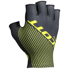 Велоперчатки SCOTT RC Team SF Glove, короткие пальцы, black/sulphur yellow, 2018, 264746-5024, Вариант УТ-00142478: Размер: S, изображение  - НаВелосипеде.рф