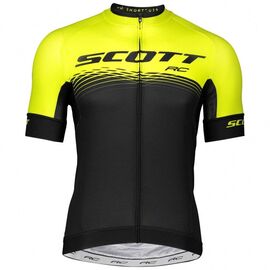 Веломайка SCOTT RC Pro, короткий рукав, sulphur yellow/black (Сульфур Желтый/Черный), 2019, 270447-5083, Вариант УТ-00142821: Размер: S, изображение  - НаВелосипеде.рф