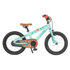Детский велосипед Scott Contessa 16" 2018, Вариант УТ-00143345: Колеса: 16", Цвет: голубой, изображение  - НаВелосипеде.рф