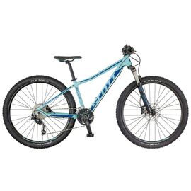 Женский велосипед SCOTT Contessa Scale, 27,5" , 2018, Вариант УТ-00143329: Рама: S (Рост: 165 - 170 cm), Цвет: голубой, изображение  - НаВелосипеде.рф