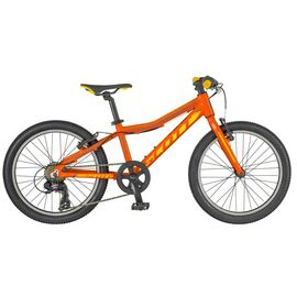 Детский велосипед Scott Scale rigid 20" 2018, Вариант УТ-00143341: Колеса: 20" (Рост: 120-130 см), Цвет: оранжевый , изображение  - НаВелосипеде.рф