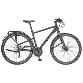 Городской велосипед SCOTT Silence 20 Men, 28", 2018, Вариант УТ-00143333: Рама: M (Рост: 175 - 180 cm), Цвет: черный , изображение  - НаВелосипеде.рф