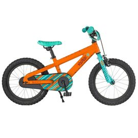 Детский велосипед Scott Voltage 16" 2018, Вариант УТ-00143344: Колеса: 16", Цвет: оранжевый , изображение  - НаВелосипеде.рф