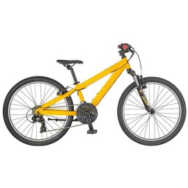 Подростковый велосипед Scott Voltage 24" 2018, Вариант УТ-00143339: Возраст: 9-11 лет (Рост: 130-145 см), Цвет: желтый, изображение  - НаВелосипеде.рф