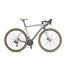 Шоссейный велосипед Scott Addict Gravel 30 28" 2019, Вариант УТ-00143449: Рама: L / 56 (Рост: 177–188 см), Цвет: серый, изображение  - НаВелосипеде.рф