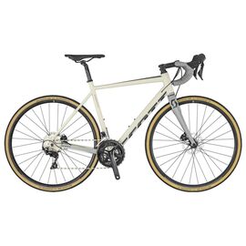 Шоссейный велосипед Scott Speedster 10 disc 28" 2019, Вариант УТ-00143438: Рама: L / 56 (Рост: 177–188 см), Цвет: серый, изображение  - НаВелосипеде.рф