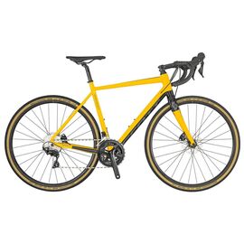 Шоссейный велосипед Scott Speedster Gravel 20  28" 2019, Вариант УТ-00143451: Рама: L / 56 (Рост: 177–188 см), Цвет: желтый, изображение  - НаВелосипеде.рф