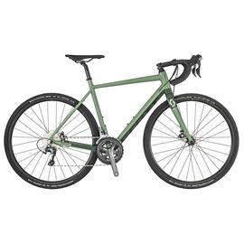 Шоссейный велосипед Scott Speedster Gravel 30 28" 2019, Вариант УТ-00143452: Рама: M/ 54 (Рост: 169–179 см), Цвет: зеленый, изображение  - НаВелосипеде.рф