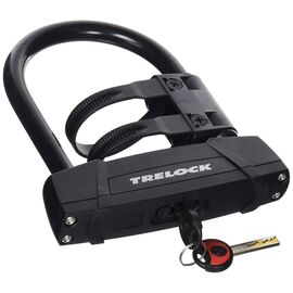 Велосипедный замок TRELOCK BS 650 U-образный, на ключ,с держателем ZB 401,108-140 мм, 8004504, изображение  - НаВелосипеде.рф