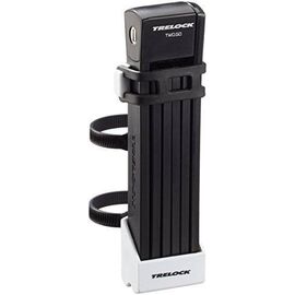 Велосипедный замок TRELOCK FS 200/100 TWO.GO L, сегментный, на ключ, с держателем ZF200, 1000 мм, белый,8003867, изображение  - НаВелосипеде.рф