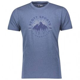 Велофутболка SCOTT 40 Casua,l короткий рукав, ensign heather blue(синий), 2019, 266218-5903, Вариант УТ-00143193: Размер: S, изображение  - НаВелосипеде.рф