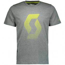 Велофутболка SCOTT CO Icon Factory Team, короткий рукав (темный серый/желтый), 2019, 250433-5516, Вариант УТ-00143158: Размер: L, изображение  - НаВелосипеде.рф