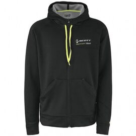 Толстовка велосипедная Scott Factory Team, длинный рукав, black/lime green(черный/зеленый лайм), 2016, 234687, Вариант УТ-00143262: Размер:  M, изображение  - НаВелосипеде.рф