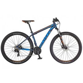 Горный велосипед SCOTT Aspect 760, 27,5", 2018, Вариант УТ-00156438: Рама: S (Рост: 162-172 см), Цвет: blue/orange, изображение  - НаВелосипеде.рф