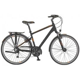 Городской велосипед SCOTT Sub Comfort 10 Men, 28", 2018, Вариант УТ-00156443: Рама: M (Рост: 167-174 см), Цвет: серый/оранжевый матовый, изображение  - НаВелосипеде.рф