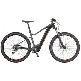 Электровелосипед SCOTT Aspect eRide 40 27,5" - 29" 2019, Вариант УТ-00156482: Рама: XL (Рост: 185-192 см), Цвет: серый/черный/оранжевый, изображение  - НаВелосипеде.рф