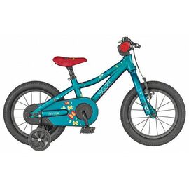 Детский велосипед Scott Contessa 14" 2019, Вариант УТ-00143476: Возраст: 3-5 (Рост: 90-110 см), Цвет: синий , изображение  - НаВелосипеде.рф