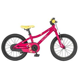 Детский велосипед Scott Contessa 16" 2019, Вариант УТ-00143474: Возраст: 4-6 (Рост: 95-125 см), Цвет: розовый, изображение  - НаВелосипеде.рф
