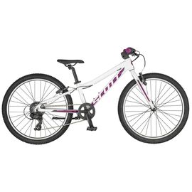 Подростковый велосипед Scott Contessa rigid 24" 2019, Вариант УТ-00143460: Возраст: 9-11 (Рост: 130-145 см), Цвет: бело-розовый, изображение  - НаВелосипеде.рф