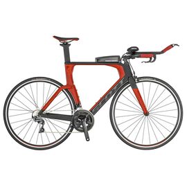 Шоссейный велосипед Scott Plasma 10 28" 2019, Вариант УТ-00143402: Рама: L / 57 (Рост: 177–188 см), Цвет: черно-красный, изображение  - НаВелосипеде.рф
